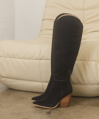 Oasis Society Clara - Knee-High Western Boots by Oasis Society | Fleurcouture