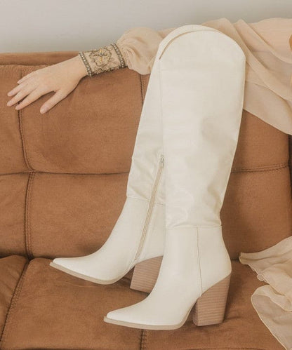 Oasis Society Clara - Knee-High Western Boots by Oasis Society | Fleurcouture