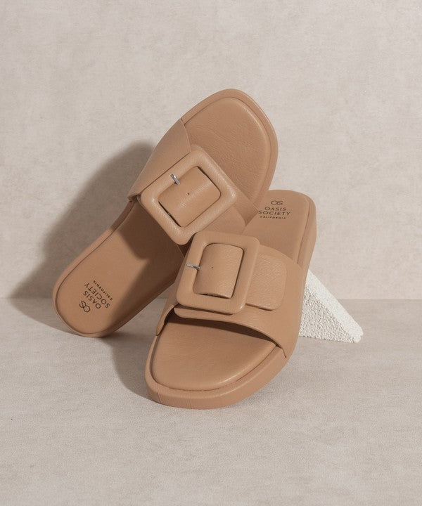 OASIS SOCIETY Daisy - Single Buckle Slide by Oasis Society | Fleurcouture