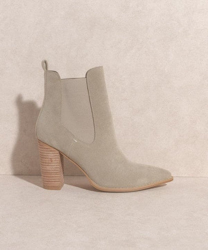 Oasis Society Esmee - Chelsea Boot Heel GREY 6.5 by Oasis Society | Fleurcouture