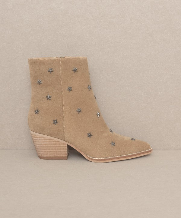 OASIS SOCIETY Ivanna - Star Studded Western Boots WHITE by Oasis Society | Fleurcouture