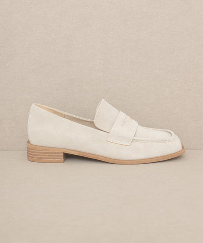 OASIS SOCIETY June - Square Toe Penny Loafers by Oasis Society | Fleurcouture