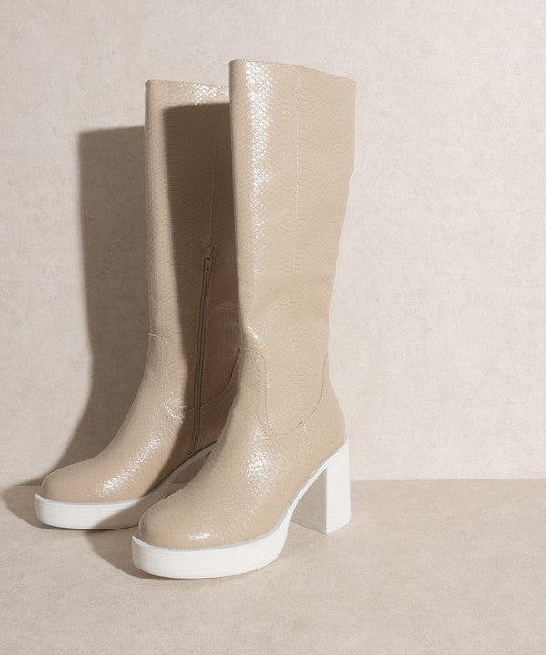 Oasis Society Juniper - Platform Knee-High Boots by Oasis Society | Fleurcouture