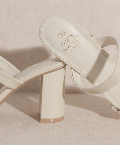 OASIS SOCIETY Khloe - Modern Strappy Heel by Oasis Society | Fleurcouture