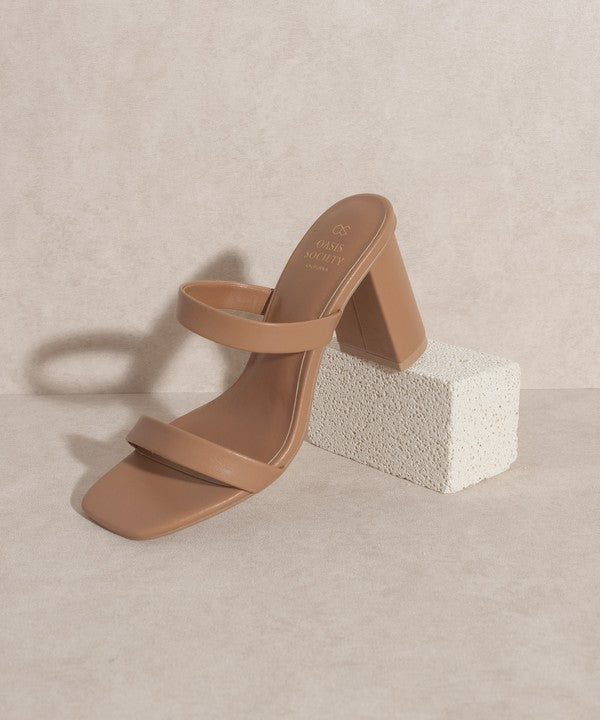 OASIS SOCIETY Khloe - Modern Strappy Heel by Oasis Society | Fleurcouture