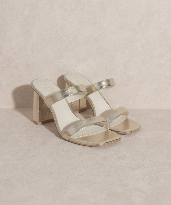 OASIS SOCIETY Khloe - Modern Strappy Heel by Oasis Society | Fleurcouture