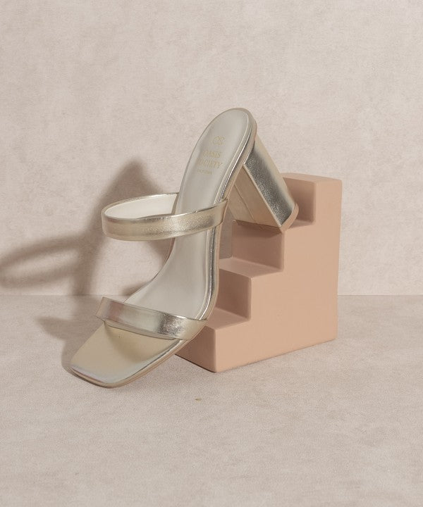 OASIS SOCIETY Khloe - Modern Strappy Heel by Oasis Society | Fleurcouture