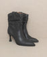 OASIS SOCIETY Riga - Western Inspired Slouch Boots BLACK 6 by Oasis Society | Fleurcouture