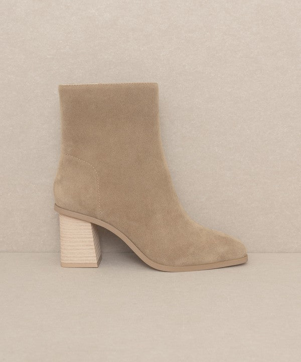 OASIS SOCIETY Vera - Square Toe Ankle Boots by Oasis Society | Fleurcouture