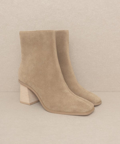 OASIS SOCIETY Vera - Square Toe Ankle Boots by Oasis Society | Fleurcouture