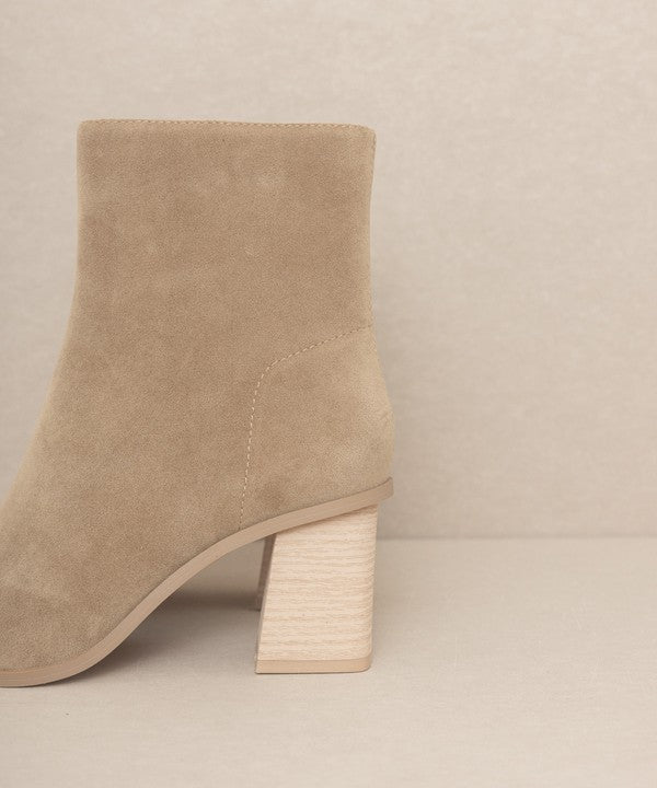 OASIS SOCIETY Vera - Square Toe Ankle Boots by Oasis Society | Fleurcouture