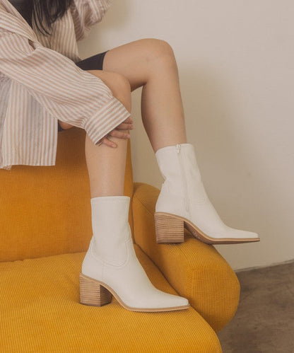 OASIS SOCIETY Vienna - Sleek Ankle Hugging Booties by Oasis Society | Fleurcouture