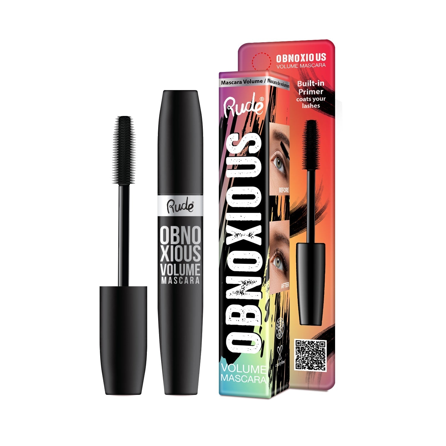 Obnoxious Volume Mascara Mascara by Rude Cosmetics | Fleurcouture