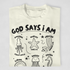 Ocean - God Says I Am Youth & Toddler Graphic Tee 2T Natural Youth T-Shirt by Tea Shirt Shoppe | Fleurcouture