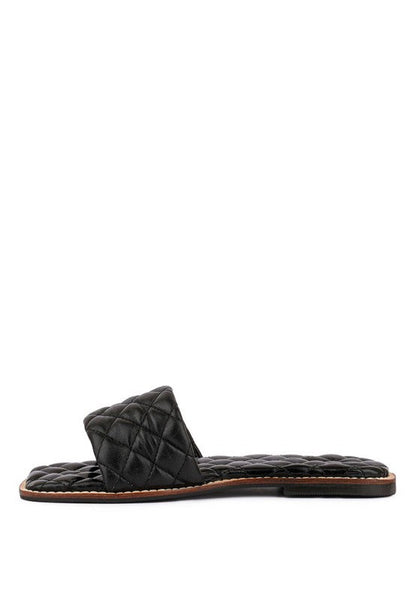 ODALTA Handcrafted Quilted Summer Flats by Rag Company | Fleurcouture