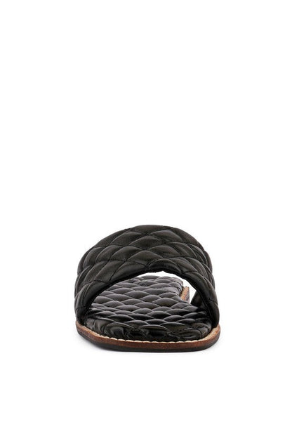 ODALTA Handcrafted Quilted Summer Flats by Rag Company | Fleurcouture