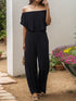 Off-Shoulder Wide Leg Jumpsuit Black S Jumpsuits by Trendsi | Fleurcouture