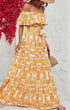 Off the Shoulder Dress yellow S by Miss Sparkling | Fleurcouture