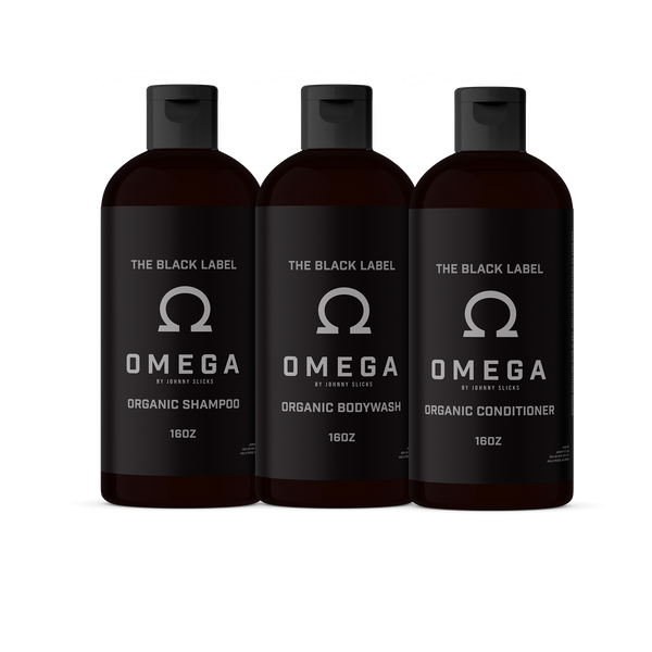 Black Label Shower Set