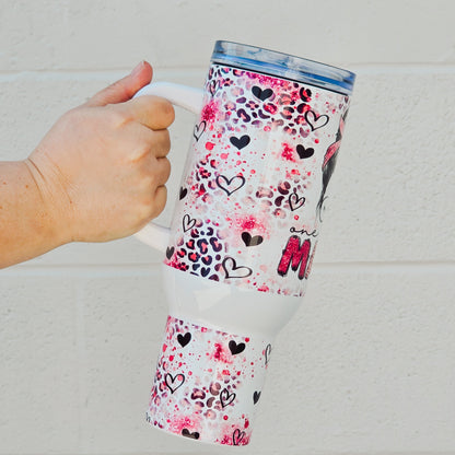 One Loved Mama 40oz Tumbler Tumbler by Tea-Shirt Shoppe | Fleurcouture