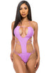 One-piece with sexy cut outs Lavendar S by Mermaid Swimwear | Fleurcouture
