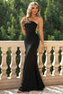 One-Shoulder Backless Maxi Dress Black XS by Trendsi | Fleurcouture