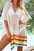 Open knit cover up white One Size by Miss Sparkling | Fleurcouture