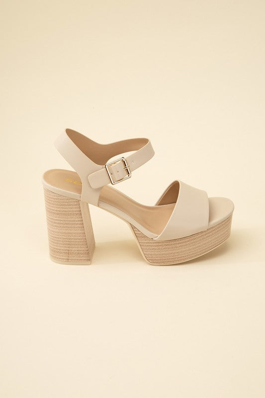 OPTIONS-S Ankle Strap Heels by Fortune Dynamic | Fleurcouture