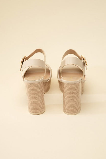 OPTIONS-S Ankle Strap Heels by Fortune Dynamic | Fleurcouture