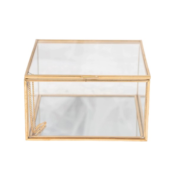 Organizing Square Box Gold OS by ClaudiaG Collection | Fleurcouture