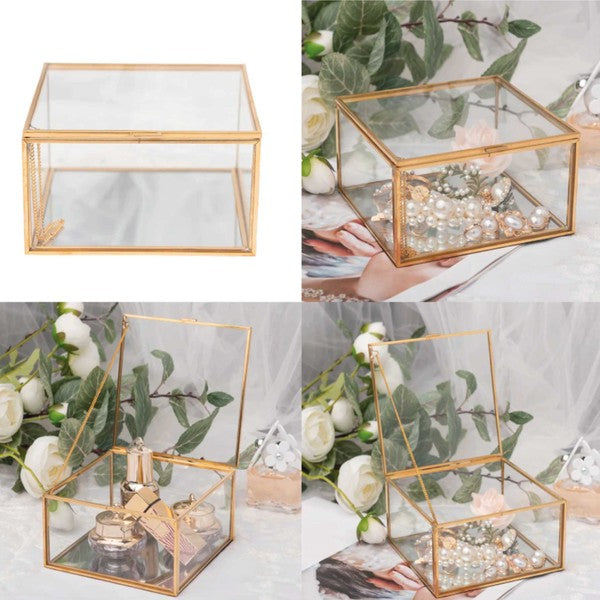 Organizing Square Box Gold OS by ClaudiaG Collection | Fleurcouture