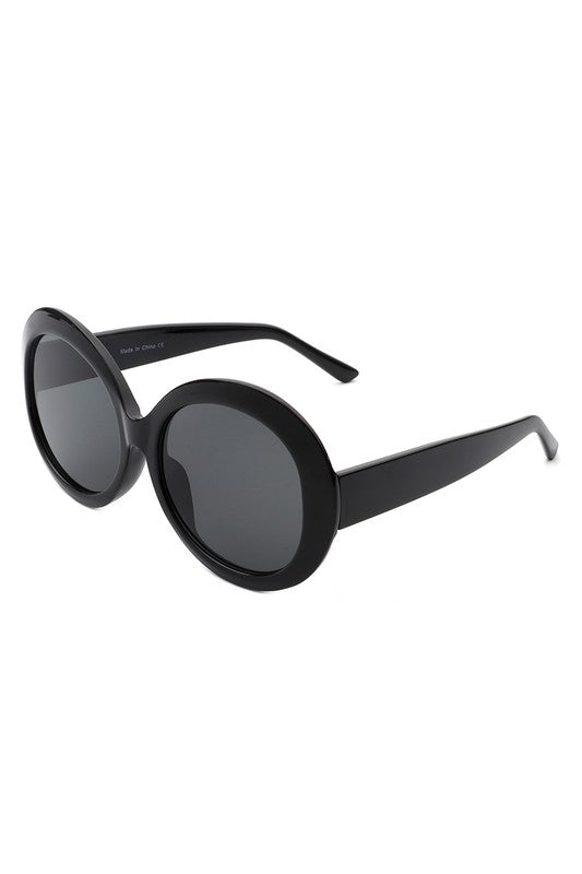 Oversize Circle Fashion Women Round Sunglasses OneSize by Cramilo Eyewear | Fleurcouture