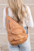 Oversized Canvas Sling Camel OneSize Accessories by Aili&