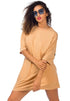 Oversized Graffiti Tee Top Nude XS by Rag Company | Fleurcouture