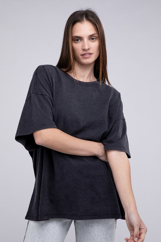 Oversized T-Shirt BLACK S by HYFVE | Fleurcouture