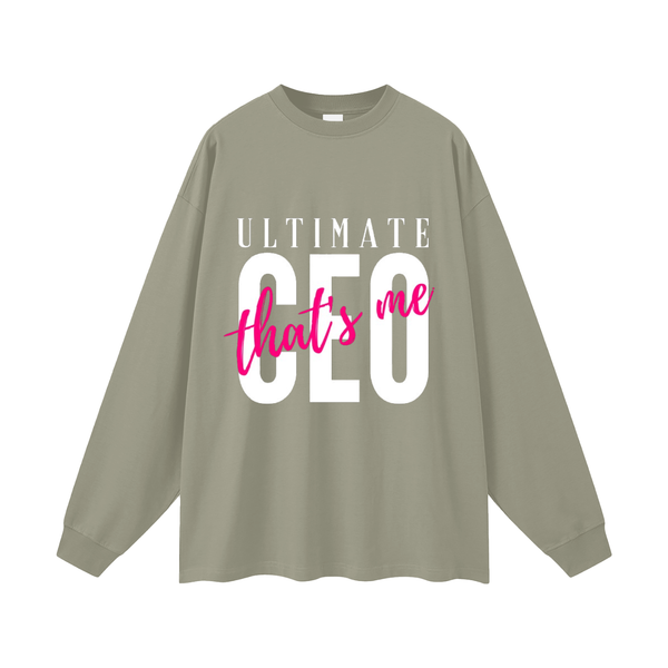 Oversized Unisex Long Sleeve T-Shirt