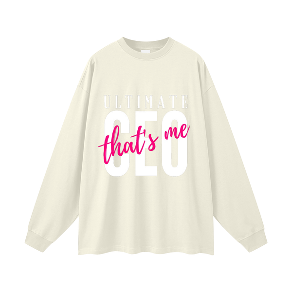 Oversized Unisex Long Sleeve T-Shirt