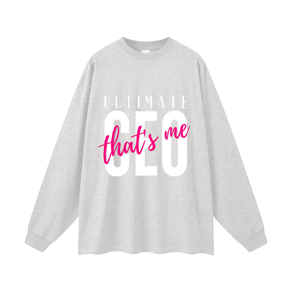 Oversized Unisex Long Sleeve T-Shirt