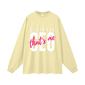 Oversized Unisex Long Sleeve T-Shirt