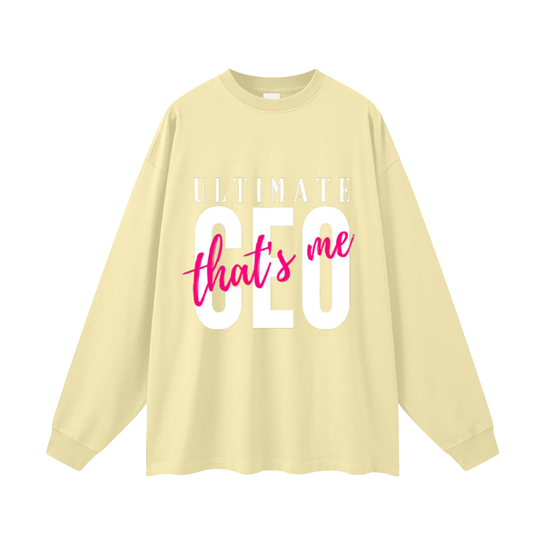 Oversized Unisex Long Sleeve T-Shirt