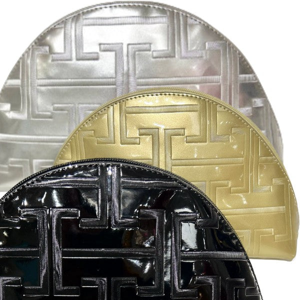 Patent Leather Cosmetic Bag - 3 colors OS by Thomas and Lee Co | Fleurcouture