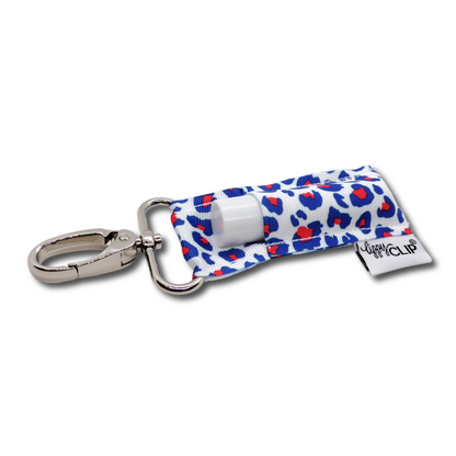 Patriotic Leopard LippyClip® Lip Balm Holder Retail by LippyClip® | Fleurcouture