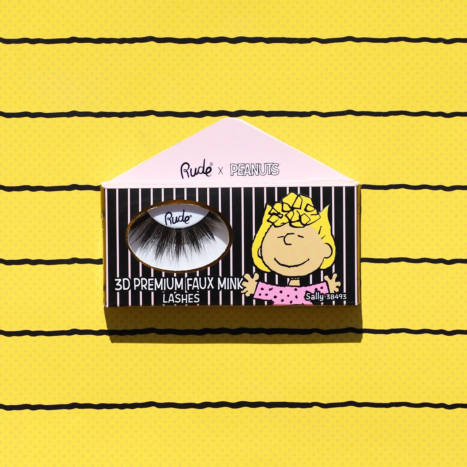 Peanuts 3D Premium Faux Mink Lashes False Eyelashes by Rude Cosmetics | Fleurcouture