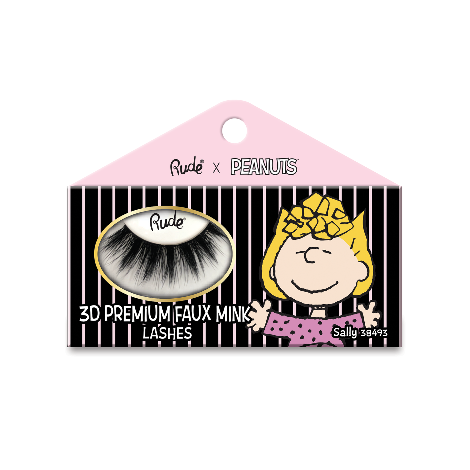 Peanuts 3D Premium Faux Mink Lashes False Eyelashes by Rude Cosmetics | Fleurcouture