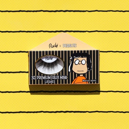 Peanuts 3D Premium Faux Mink Lashes False Eyelashes by Rude Cosmetics | Fleurcouture