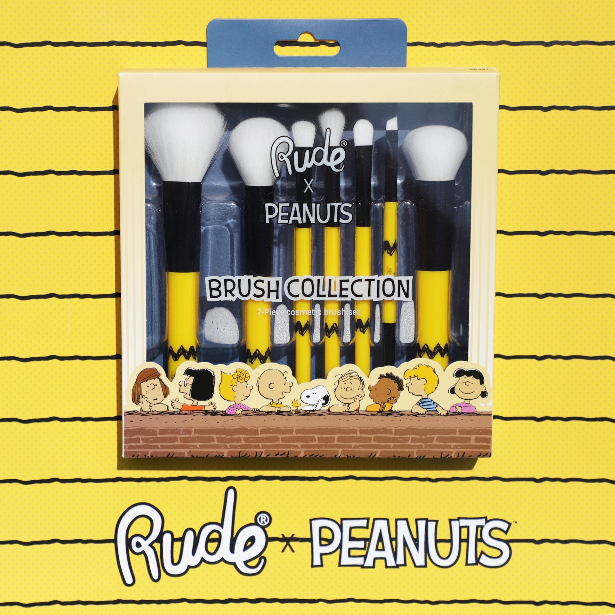 Peanuts Brush Collection Peanuts Brush Collection Makeup Brushes by Rude Cosmetics | Fleurcouture