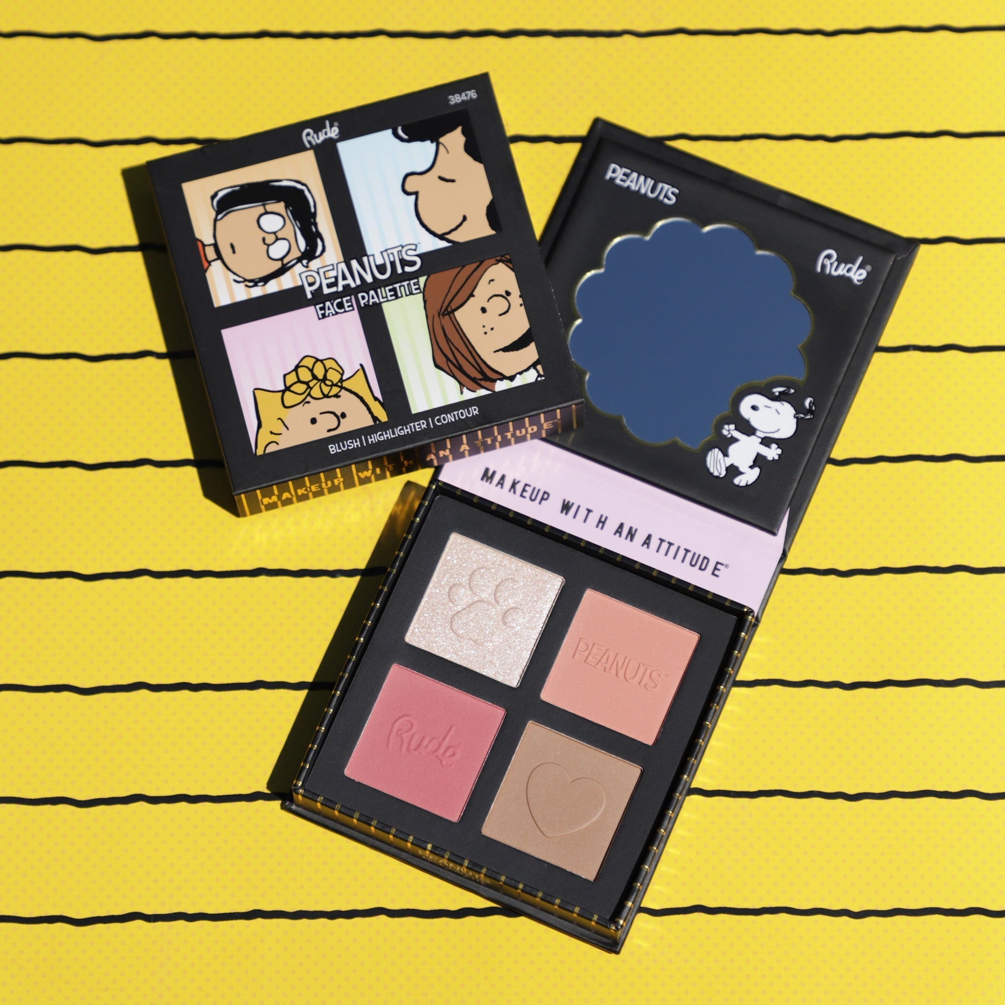 Peanuts Face Palette Peanuts Face Palette Face Palette by Rude Cosmetics | Fleurcouture