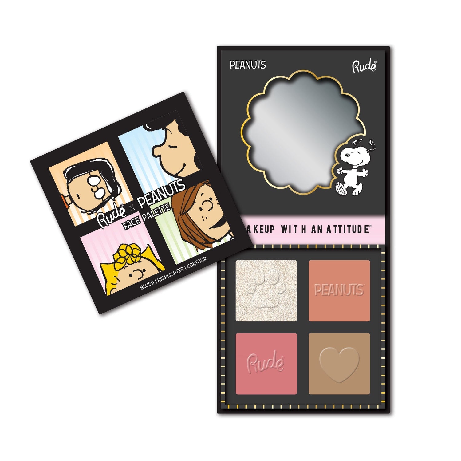 Peanuts Face Palette Peanuts Face Palette Face Palette by Rude Cosmetics | Fleurcouture