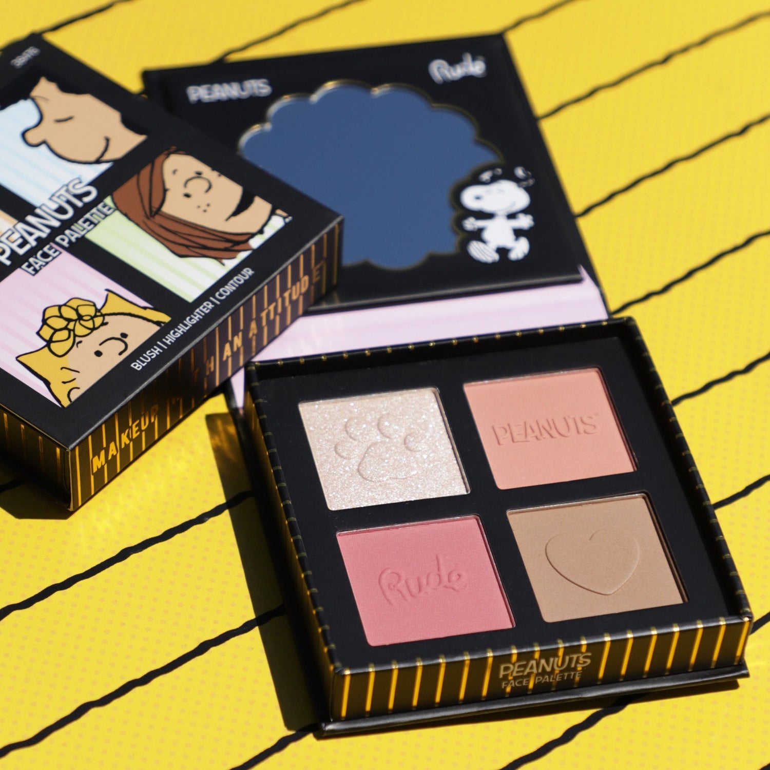 Peanuts Face Palette Peanuts Face Palette Face Palette by Rude Cosmetics | Fleurcouture