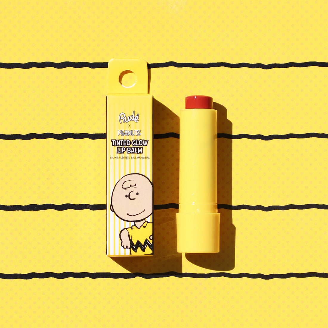 Peanuts Tinted Glow Lip Balm Lip Balm by Rude Cosmetics | Fleurcouture